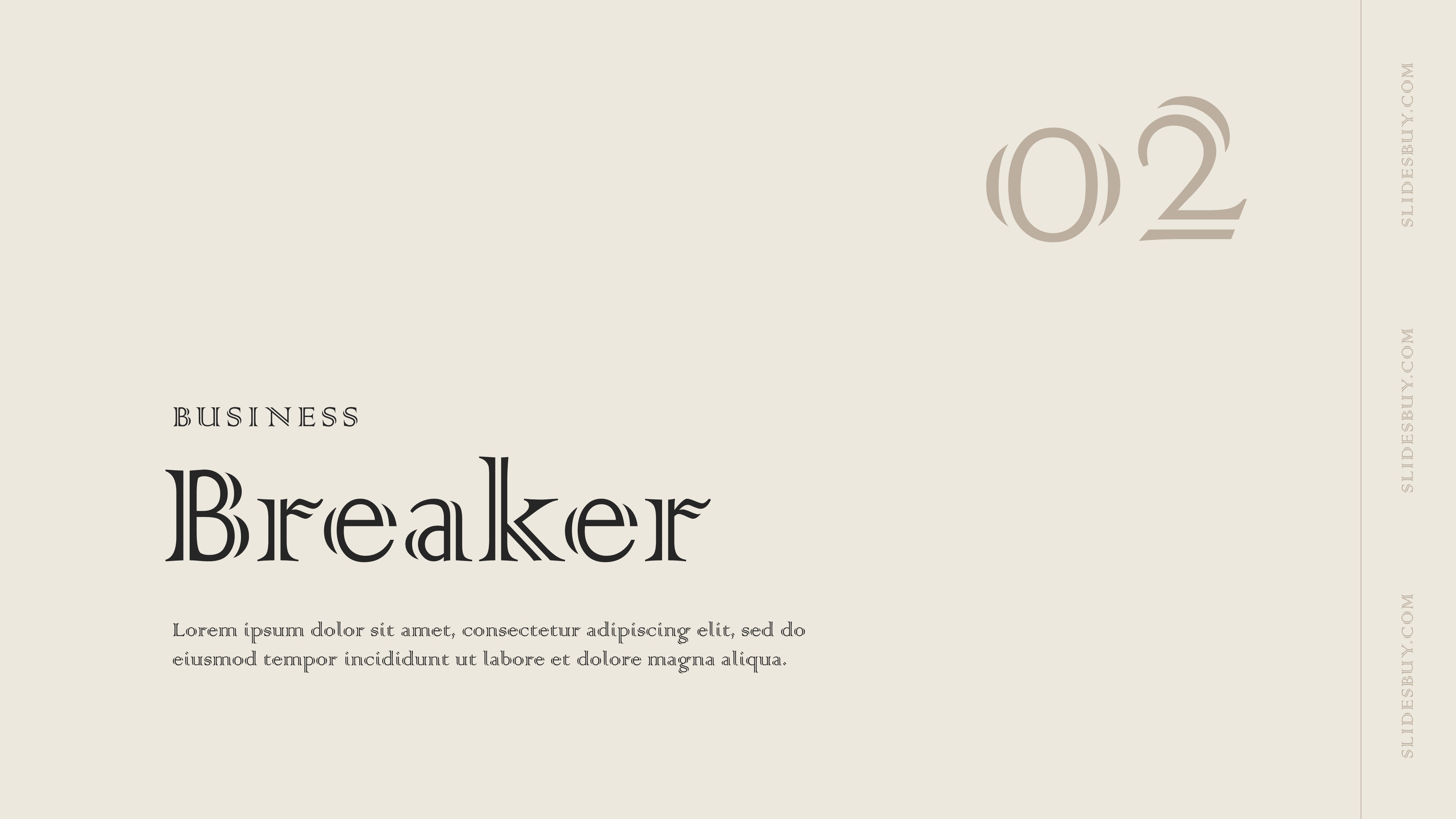 Solid Breaker PowerPoint Template