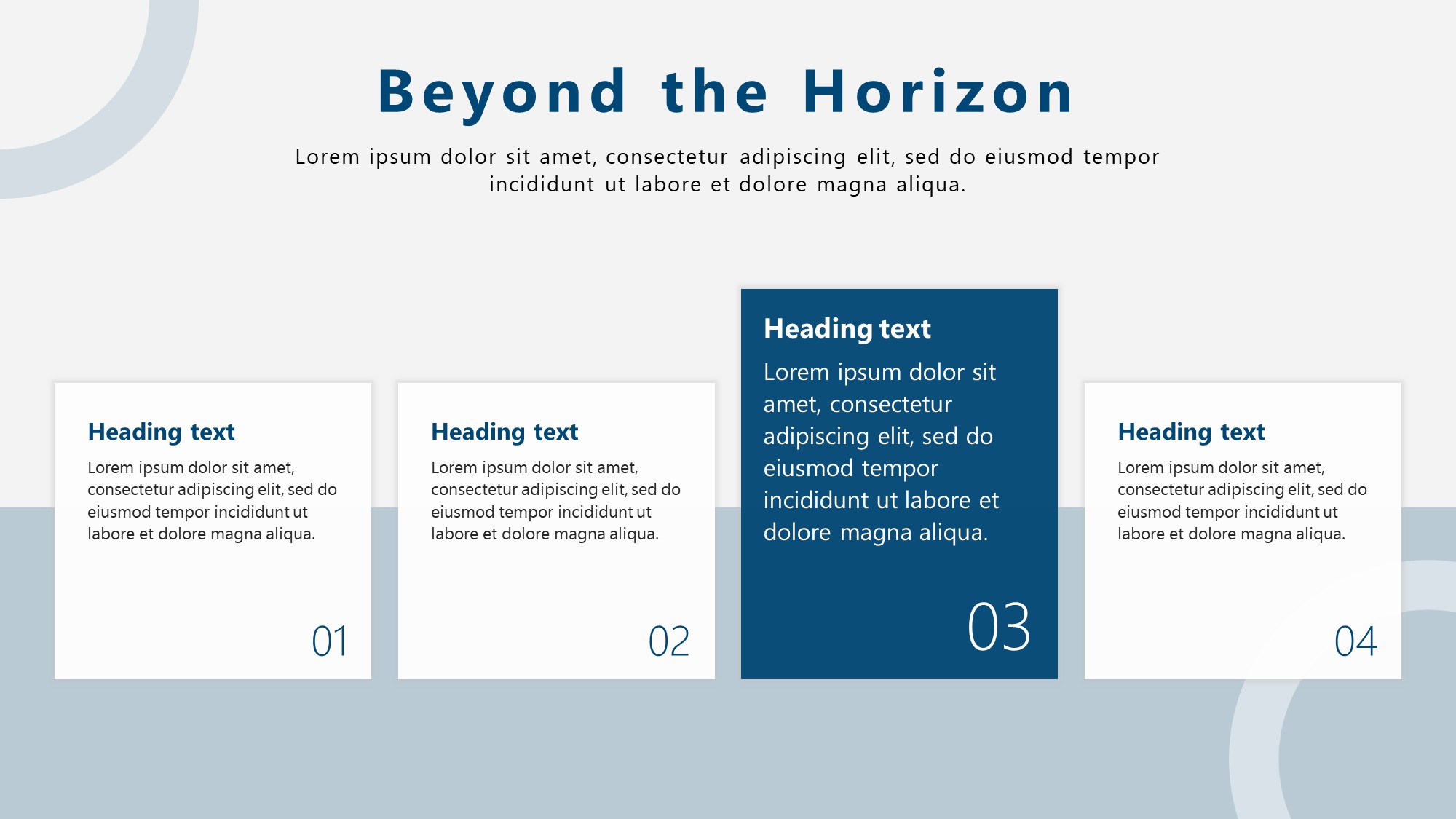 4 Key Highlights PowerPoint Template