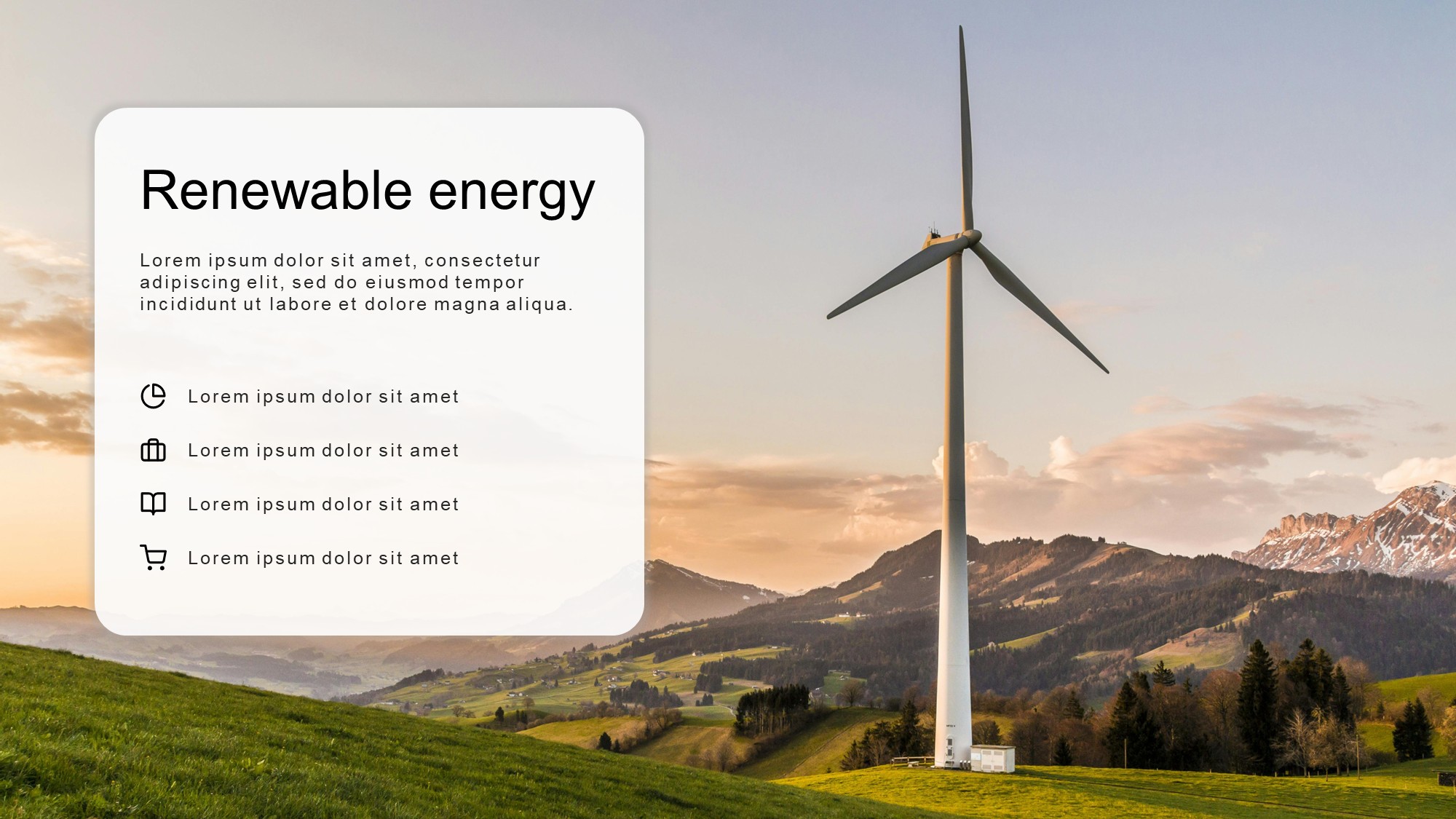Renewable energy PowerPoint Template
