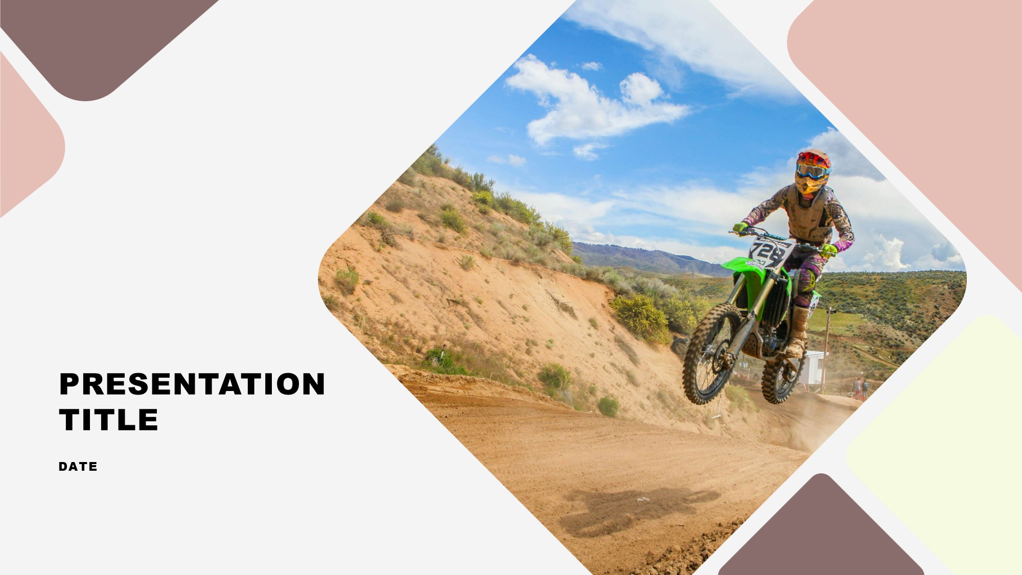 Cover slide PowerPoint Template