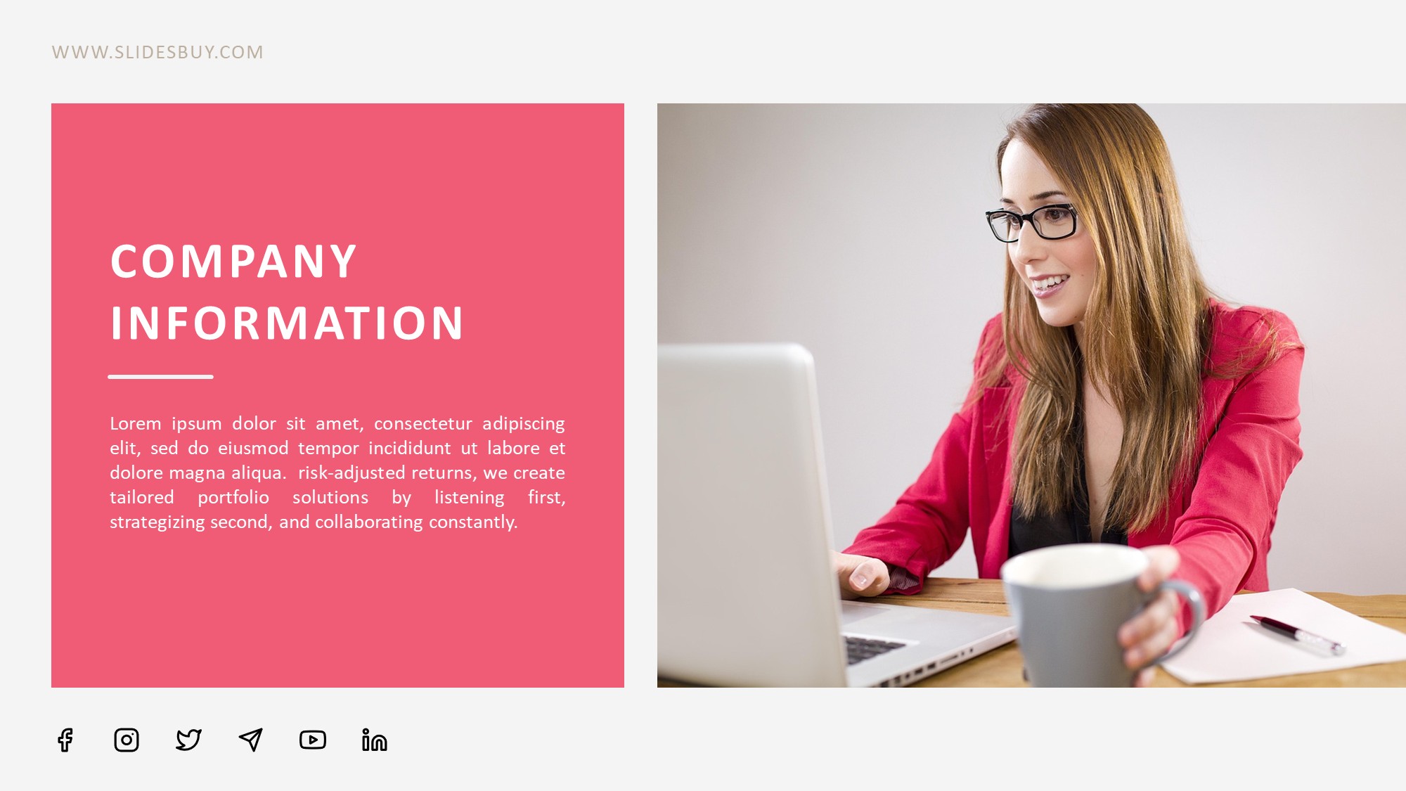 Focused Work PowerPoint Template