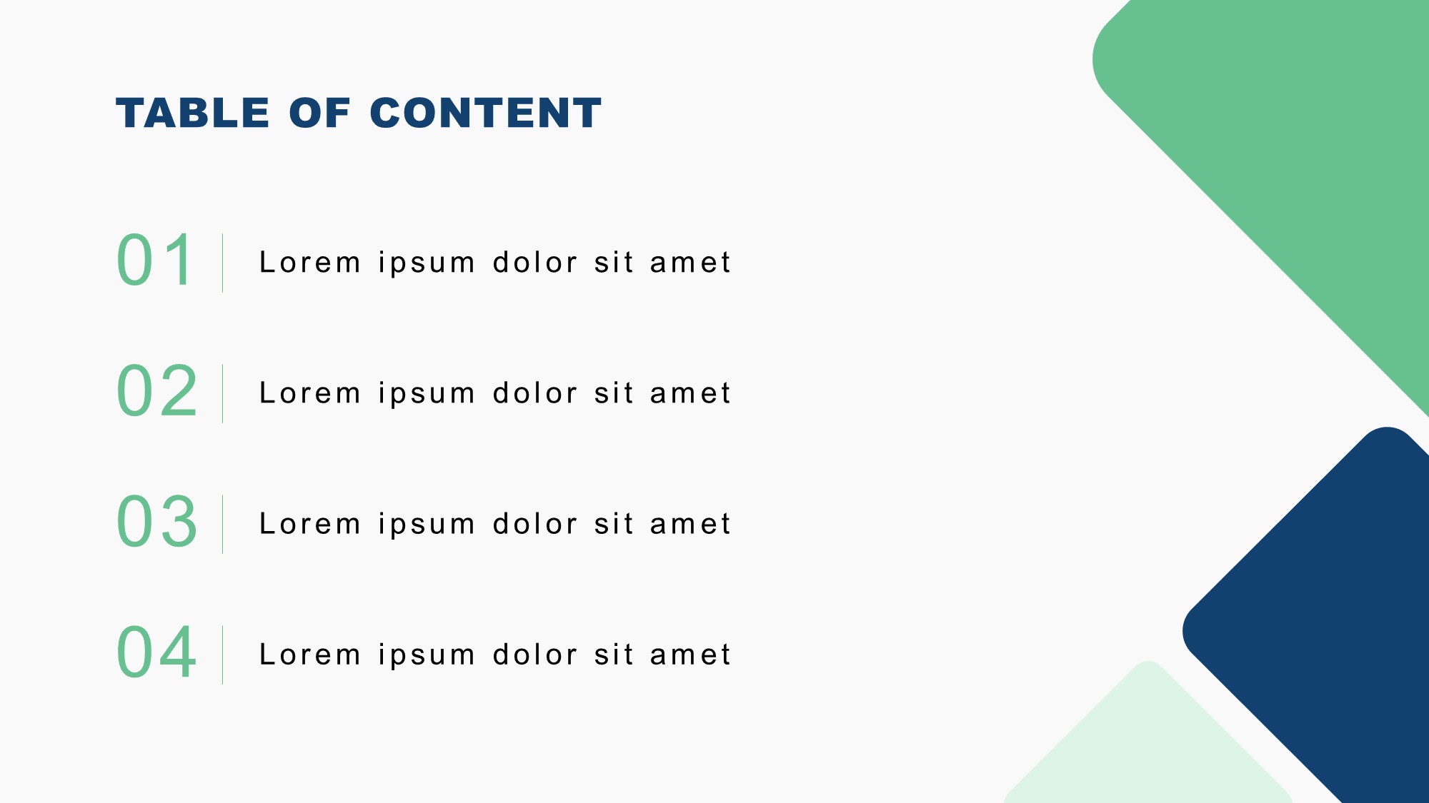 Table of Content PowerPoint Template
