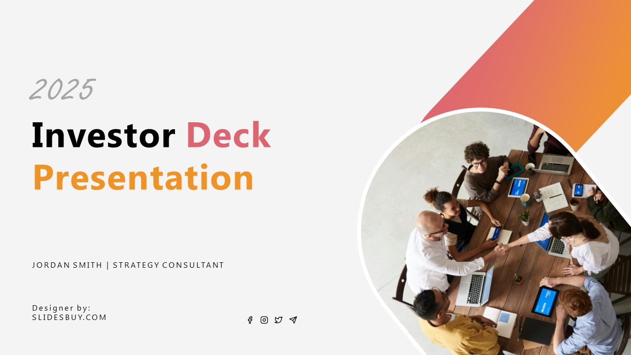 Investment Deck PowerPoint Template