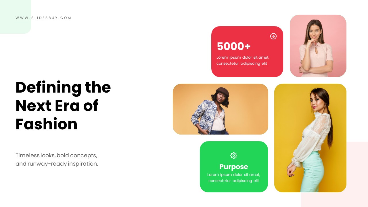 Defining the Next Era of Fashion - PowerPoint template