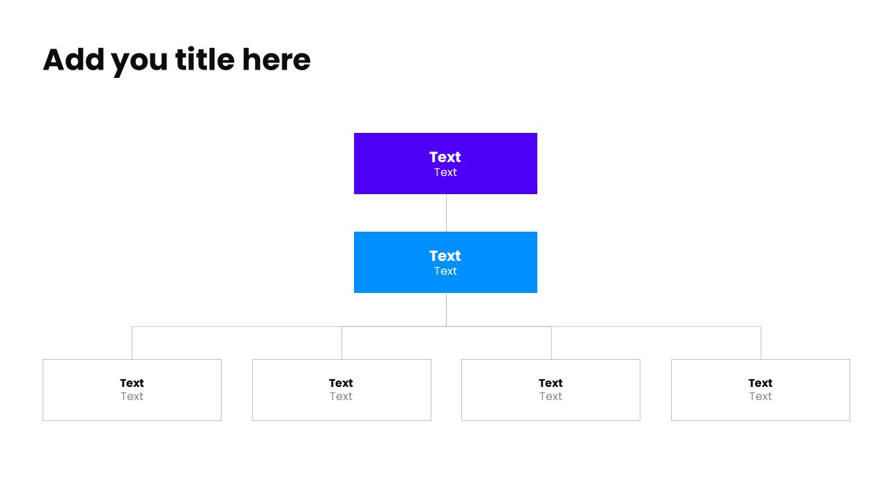 Organisation chart PowerPoint Template - S1094