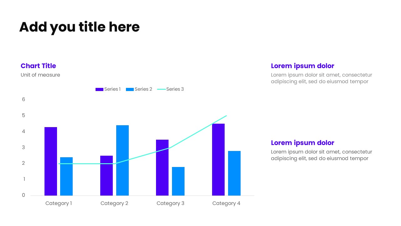 Custom Combination Chart PowerPoint Template