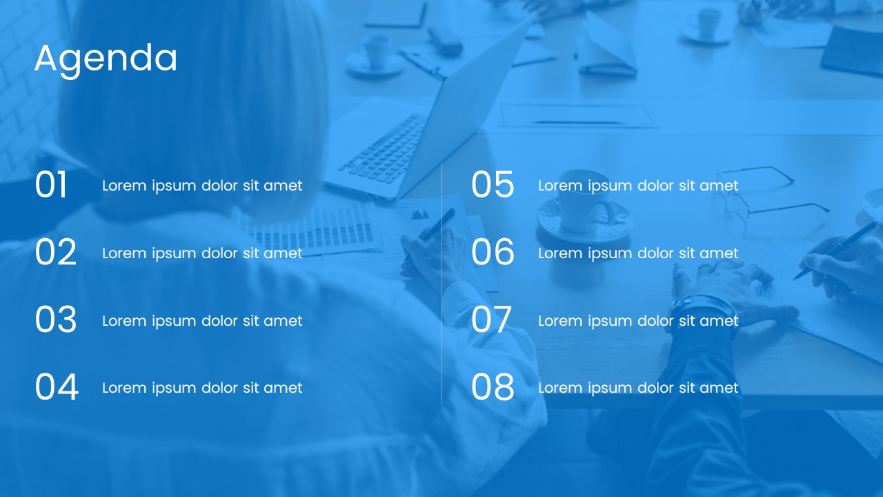 Agenda PowerPoint Template - S1126