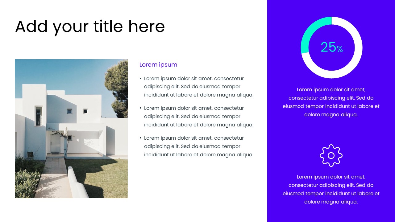 Visual Insights with Key Metrics PowerPoint Template