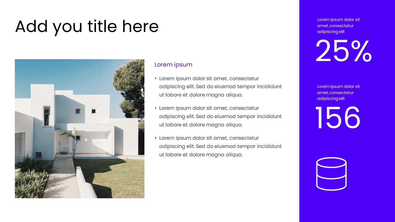 Image with Text & Key Takeaway Text PowerPoint Template