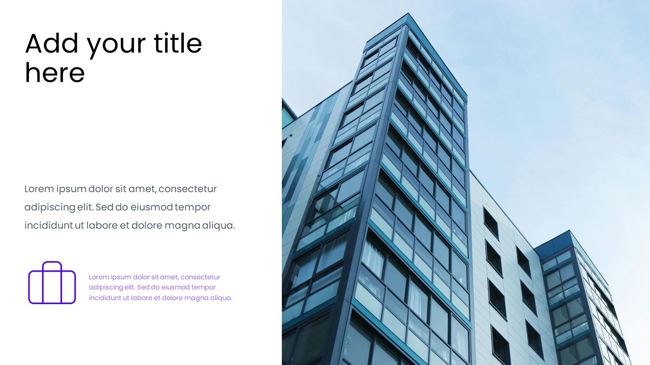 Text with Image PowerPoint Template - S1148