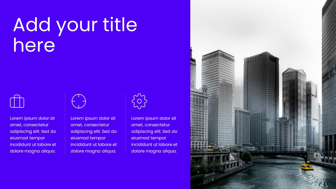 Three-Column Highlights with Visual Context