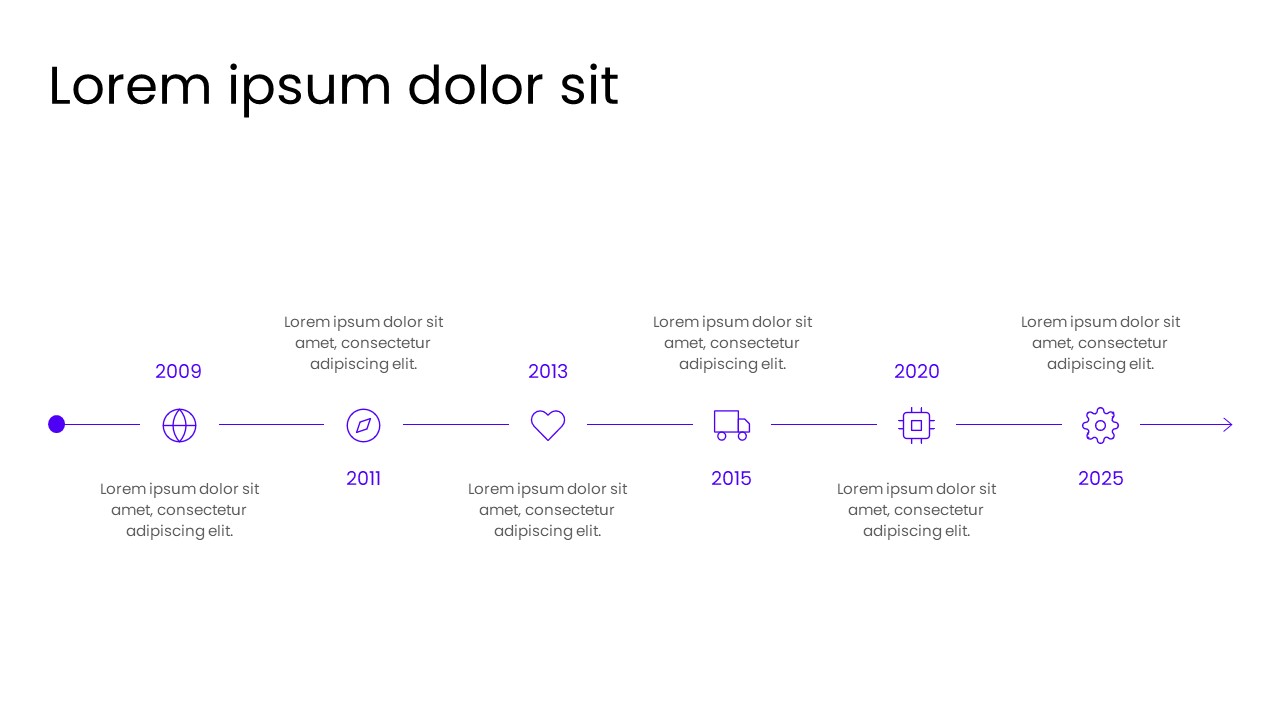 Roadmap PowerPoint Template - S1158