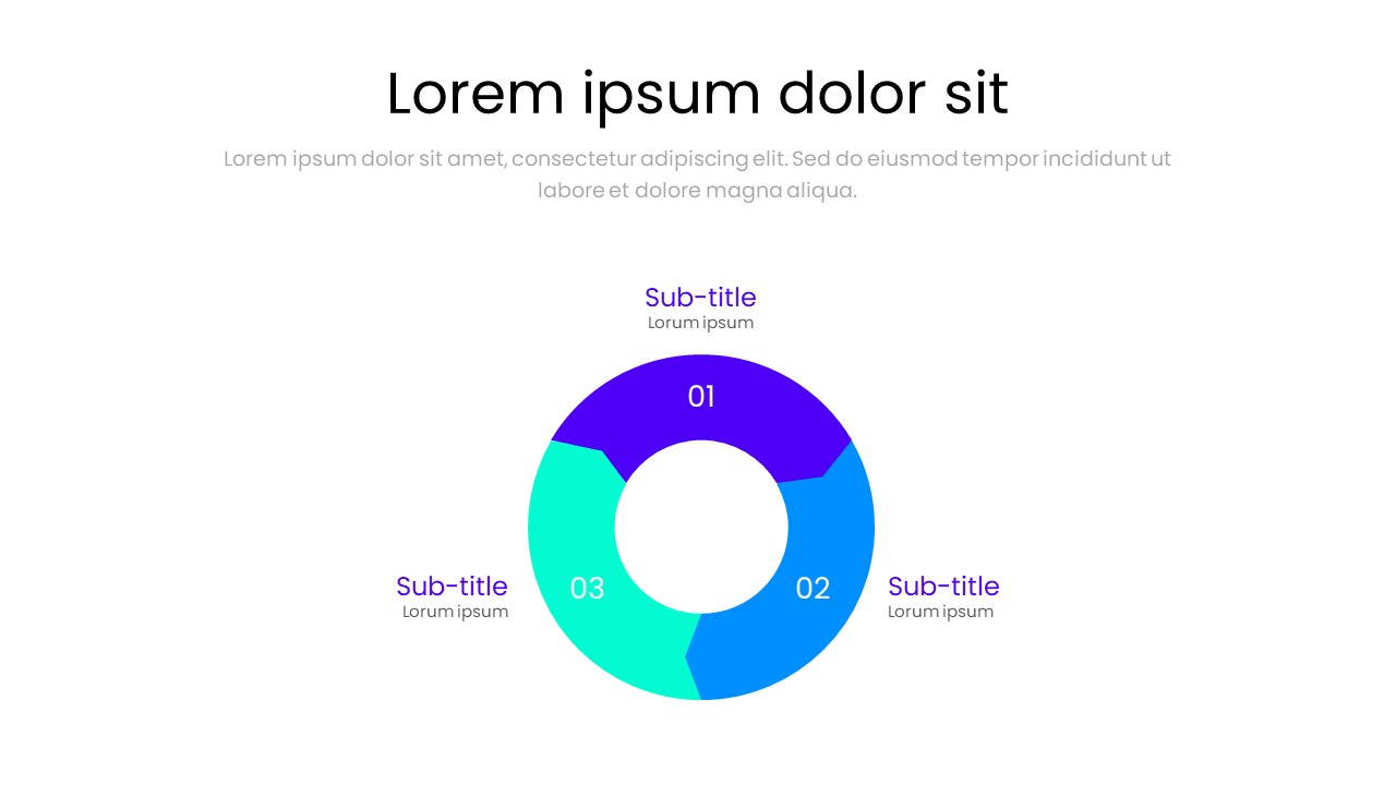3-Circular Process Infographics PowerPoint Template