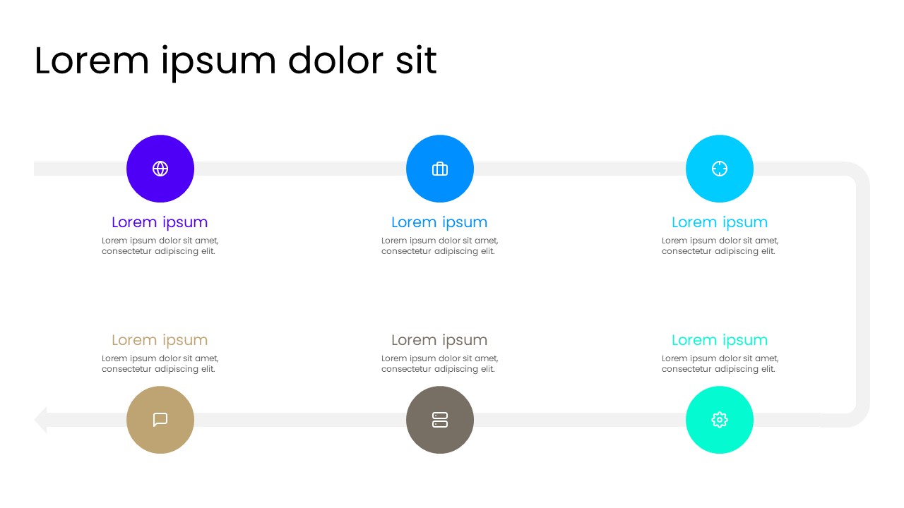 Raodmap PowerPoint Template - S1191