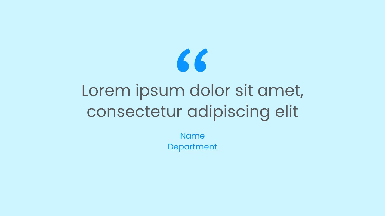 Quote PowerPoint Template - S1212