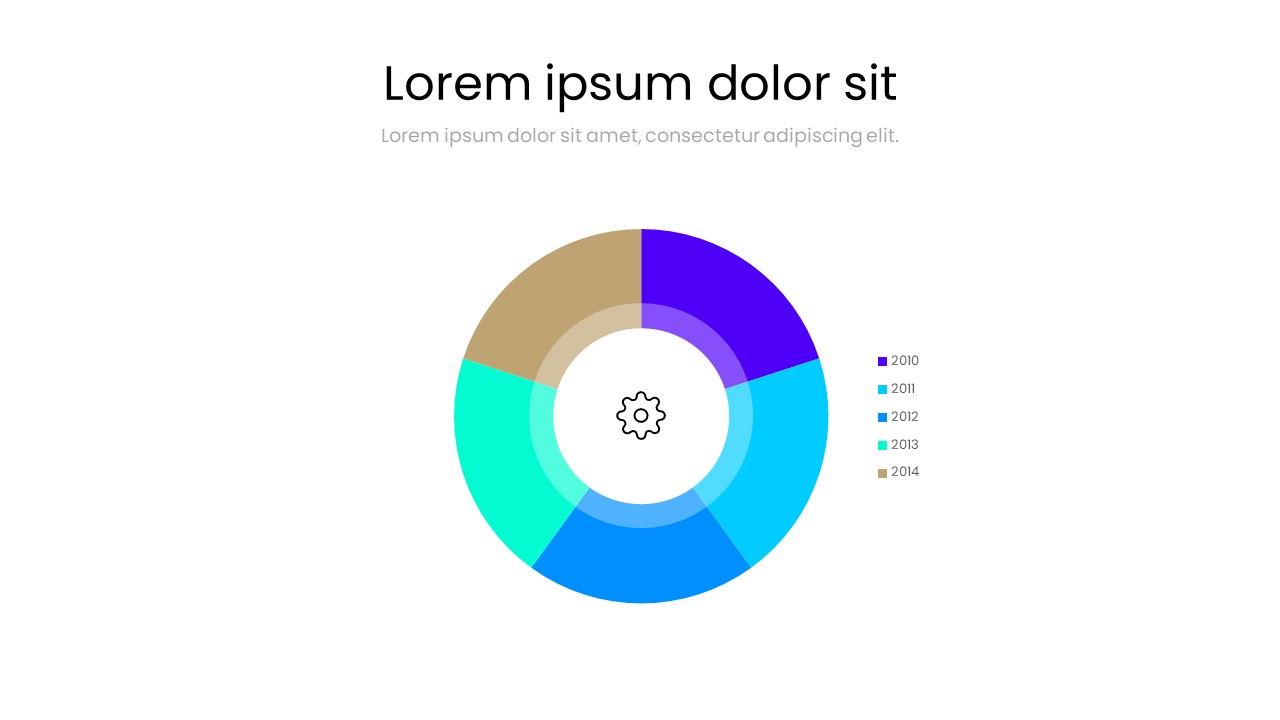 Donut Chart Data Visualization PowerPoint Slide