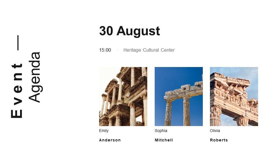 Minimalist Agenda & Breaker PowerPoint Template